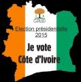 je vote Cote d'Ivoire( slogan officiel pour les election presidentielle)