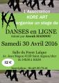 Stage de danse en ligne