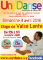 Stage de danse le 3 avril 2016