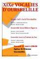 XIXe VOCALIES D'OURSBELILLE