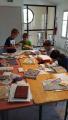 Atelier philatélique à l'école d'Estézargues (30390)