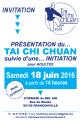 Présentation du Tai Chi Chuan et initiation - 18 Juin 2016
