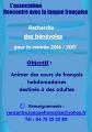 RECHERCHE BENEVOLES