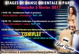 Stages de DANSE ORIENTALE avec YAEL ZARCA le 5 février 2017 à Paris