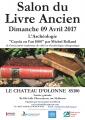 SALON DU LIVRE ANCIEN dimanche 09 Avril 2017 LE CHATEAU D'OLONNE (85180)