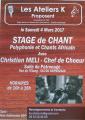 Stage de chant