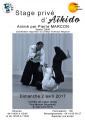 Stage privé d'aïkido à Castres (81100) le 2 avril 2017 animé par Pierre MARCON 5°Dan