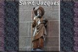 Statue d'un Pèlerin de Saint Jacques de Compostelle