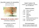 Journée zazen le 8 octobre 2017