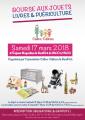 Bourse aux jouets, livres, puériculture