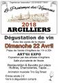 ARGILLIERS : LE PRINTEMPS DES VIGNERONS ET ART'GI EXPO LE 22 AVRIL 2018
