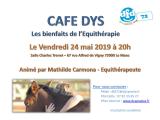 CaféDys Dyspraxie et Equithérapie à 20h à la Maison de Quartier Charles Trénet au Mans