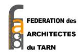 FEDERATION DES ARCHITECTES DU TARN