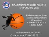 Venez rejoindre les U17M Sud Basket Oise