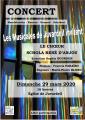 Concert de la Schola René d'Anjou le dimanche 29 mars 2020