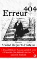 Sortie de Erreur 404, le troisième roman de Arnaud Delporte-Fontaine