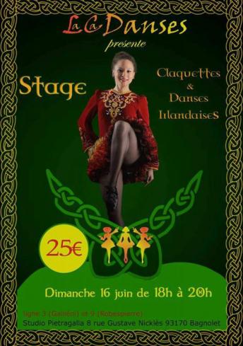 Stage danses et claquettes irlandaises
