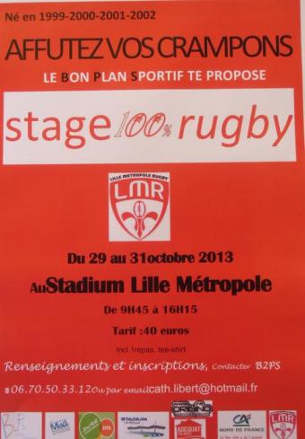 stage 100°/° Rugby LMR