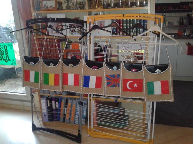 fabrication sac de plage drapeaux 