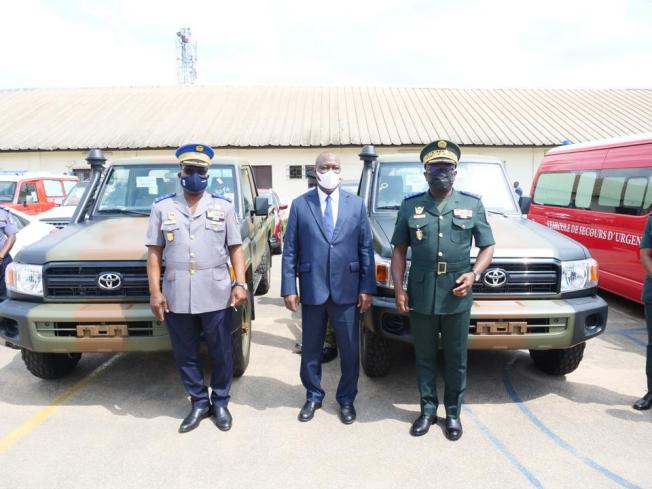 Cérémonie de remise des véhicules aux Forces Armées de Côte d’Ivoire