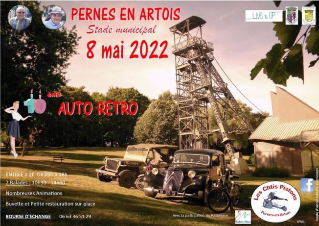 10ème auto rétro le 08 mai 2022 à Pernes 
