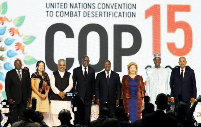 15e conférence des parties à la Convention des Nations Unies sur la lutte contre la désertification: le Président Alassane Ouattara procède à l'ouverture officielle des travaux