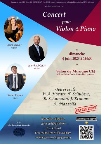 Concert pour violon & piano