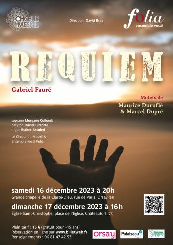 Concert REQUIEM op.48, de Gabriel Fauré