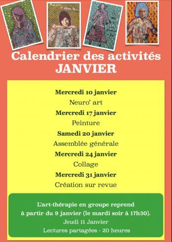 Activités de janvier 2024