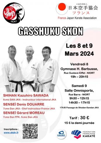 Stage de Karaté Shotokan - Gasshuku JKA NIORT