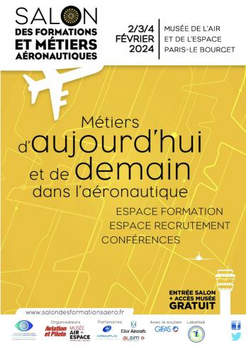 L’ENAC présente au Salon des Formations et des Métiers Aéronautiques 2024.