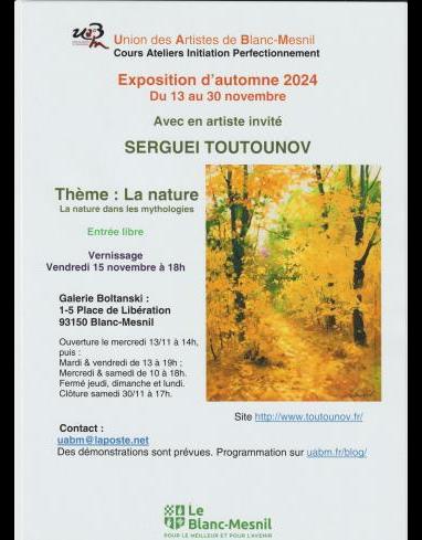 Exposition d'Automne 2024