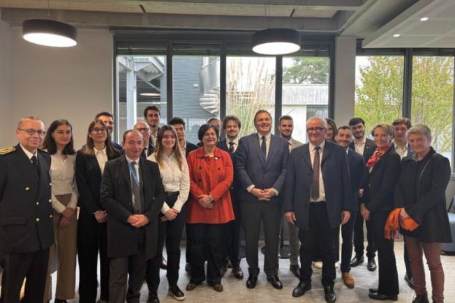 Visite de M. Philippe Tabarot, Ministre des transports : Fier du rayonnement international de l'ENAC