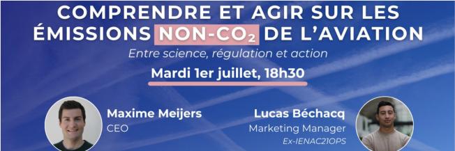 Comprendre et agir sur les émissions non-CO2 de l'aviation