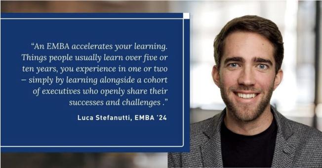 Built for the Long Run: Luca Stefanutti's EMBA Experience