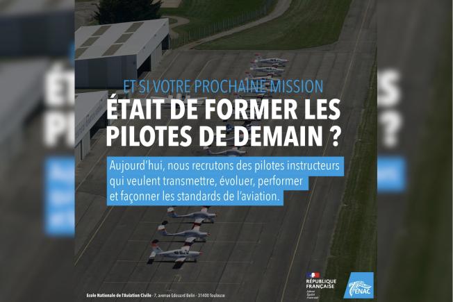 L’ENAC lance le recrutement de pilotes instructeurs pour 2026 
