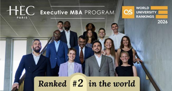 HEC Paris EMBA: #2 in the world in the 2026 QS Rankings!