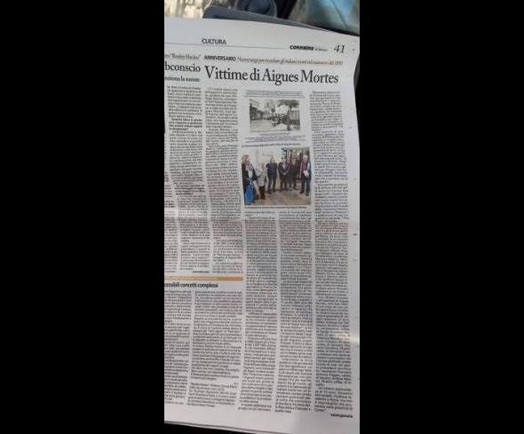 Un bel article dans le Corriere di Saluzzo 