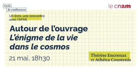 Rencontre avec Thérèse Encrenaz et Athéna Coustenis autour de l'ouvrage L’énigme de la vie dans le cosmos