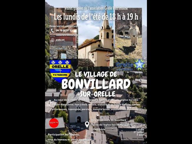 VISITES ESTIVALES ORELLE PATRIMOINE