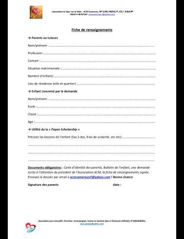Offrir des bourses scolaires