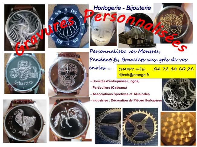 Gravures personnalisées