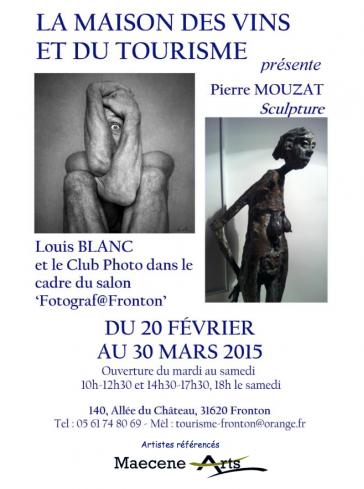 EXPOSITION LOUIS BLANC ET PIERRE MOUZAT FRONTON