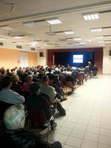 Réunion publique à Vindelle le 26 novembre 2014
