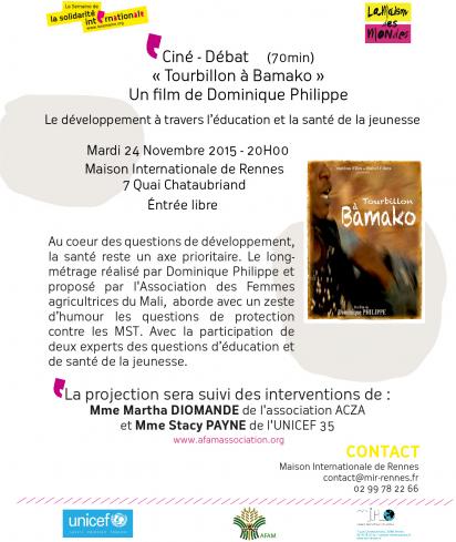 Ciné-débat Tourbillon à Bamako 