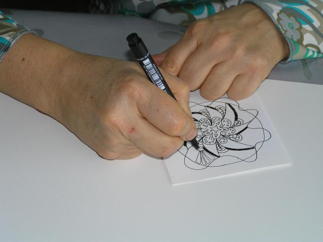 Atelier initiation Récréagraph, art graphique, gribouillage et coloriage