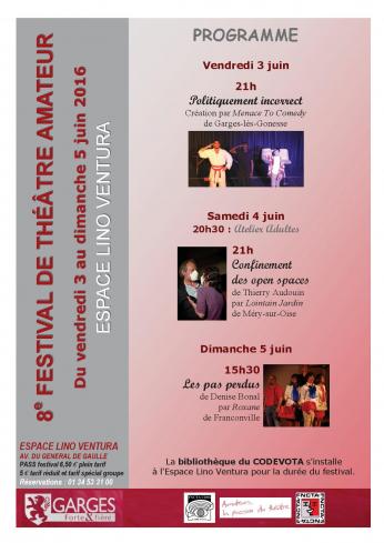 FESTIVAL DE THEATRE AMATEUR DE GARGES-LES-GONESSE