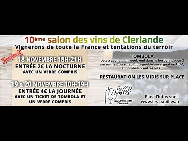 10 eme salon des vins de Clerlande