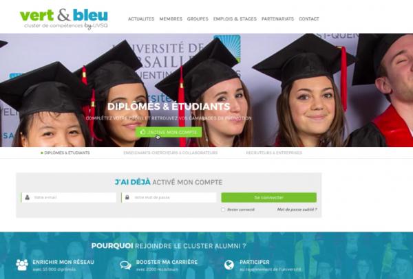 Découvrez vert & bleu, le cluster de compétences by UVSQ !