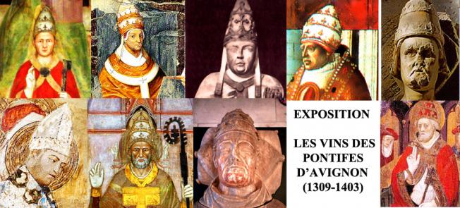 Exposition  Les Vins des Pontifes d'Avignon 